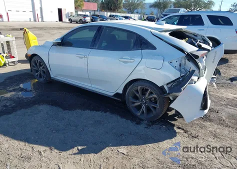 2017 Honda Civic Sport из США, поврежденный, VIN SHHFK7H44HU213825